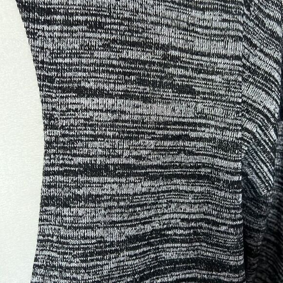 Black Tape black marled knit top with cut out back- size M - Picture 5 of 7